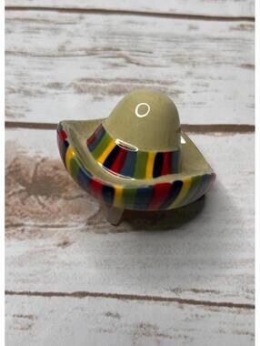 Nora Fleming "Ole!" Sombrero Mini, Handpainted Figurine
